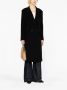 Stella Mccartney Tijgerprint Dubbelrijige Wollen Jas Black Dames - Thumbnail 2