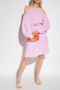 Stella Mccartney Off-Shoulder Jurk met Afneembare Riem Pink Dames - Thumbnail 2