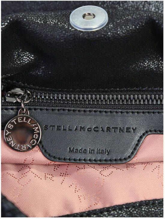 Stella McCartney black Falabella small faux leather shoulder bag Zwart - Foto 9