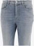Stella Mccartney Flared Jeans Hoge Taille Stretch Denim Blue Dames - Thumbnail 3