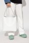 Stella Mccartney Totes Frayme Embossed Grainy Tote Bag in wit - Thumbnail 3