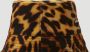 Stella Mccartney Leopard Print Bucket Hat Brown Dames - Thumbnail 2