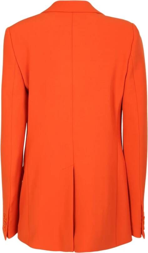 Stella Mccartney Elegante Oranje Jas voor Dames Oranje Dames
