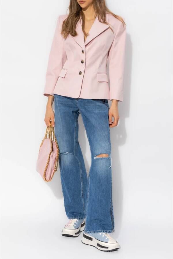 Stella Mccartney Jeans met ritssluitingdetails Blauw Dames