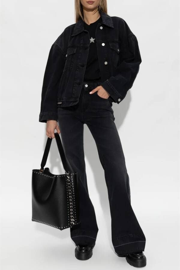 Stella Mccartney Jeans met uitlopende pijpen Zwart Dames