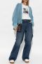 Stella Mccartney Blauwe Wide-Leg Jeans met Vintage Charme Blue Dames - Thumbnail 2