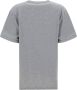 Stella Mccartney Logo T-Shirt met Strass Steentjes Grijs Dames - Thumbnail 2