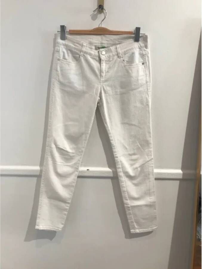 Stella McCartney Pre-owned Cotton jeans Wit Dames