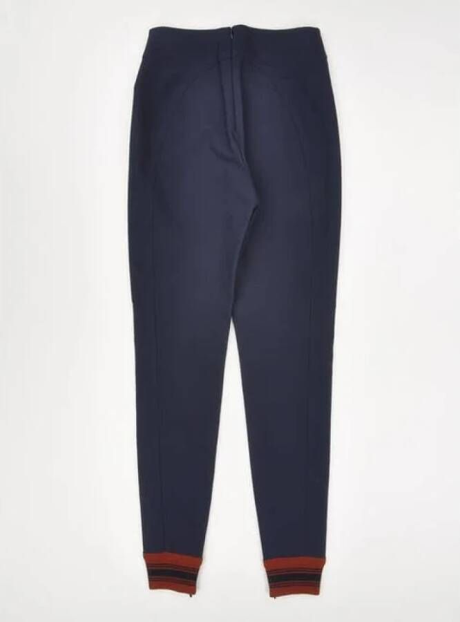 Stella McCartney Pre-owned Fabric bottoms Blauw Dames