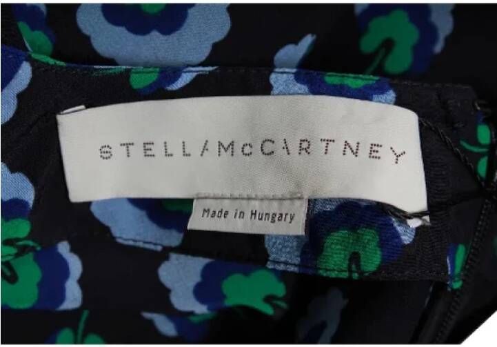 Stella McCartney Pre-owned Silk dresses Blue Dames