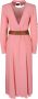 Stella Mccartney Roze Zijden Jurk met Riem Pink Dames - Thumbnail 2