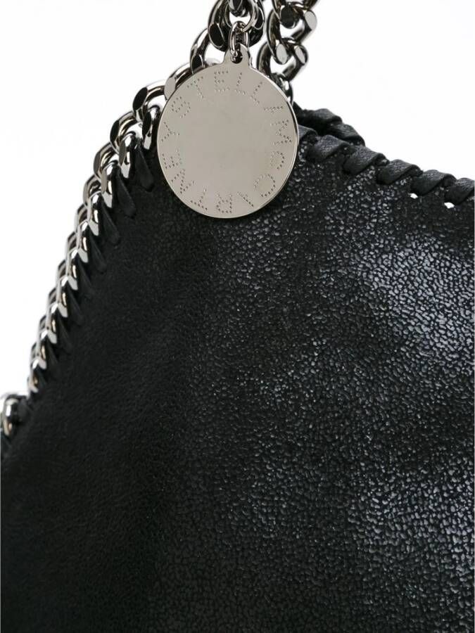 Stella McCartney black Falabella small faux leather shoulder bag Zwart - Foto 7