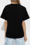 Stella Mccartney T-shirts en Polos met Glittery Logo Print Black Dames - Thumbnail 3