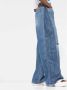 Stella Mccartney Vintage Wash Zip Straight Leg Jeans Blue Dames - Thumbnail 3