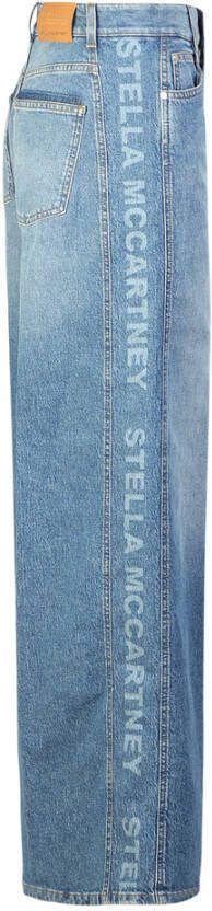 Stella Mccartney brede spijkerbroek Blauw Dames