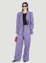 Stella Mccartney Wijde broek met contraststiksels Purple Dames - Thumbnail 2