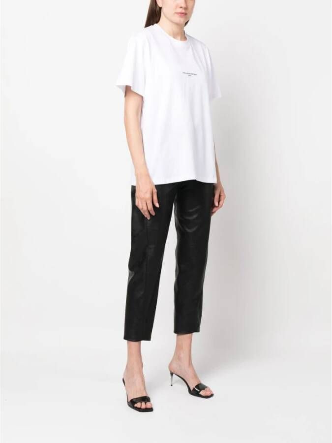 Stella Mccartney Witte Dames T-Shirt Aw23 Collectie White Dames