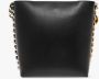 Stella Mccartney Frame Bucket Hobo Bag Black Leather Vegan Zwart Dames - Thumbnail 4