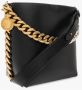 Stella Mccartney Frame Bucket Hobo Bag Black Leather Vegan Zwart Dames - Thumbnail 5