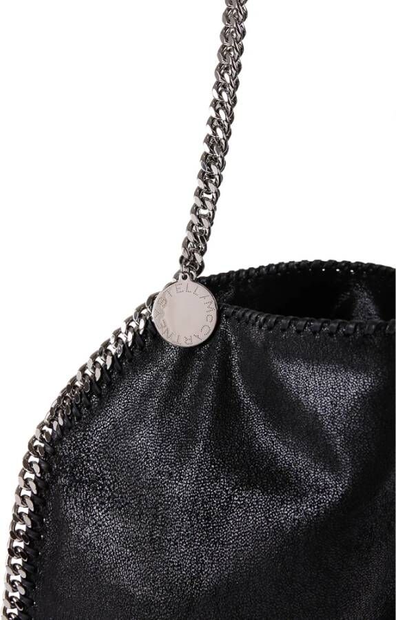 Stella McCartney black Falabella small faux leather shoulder bag Zwart - Foto 6