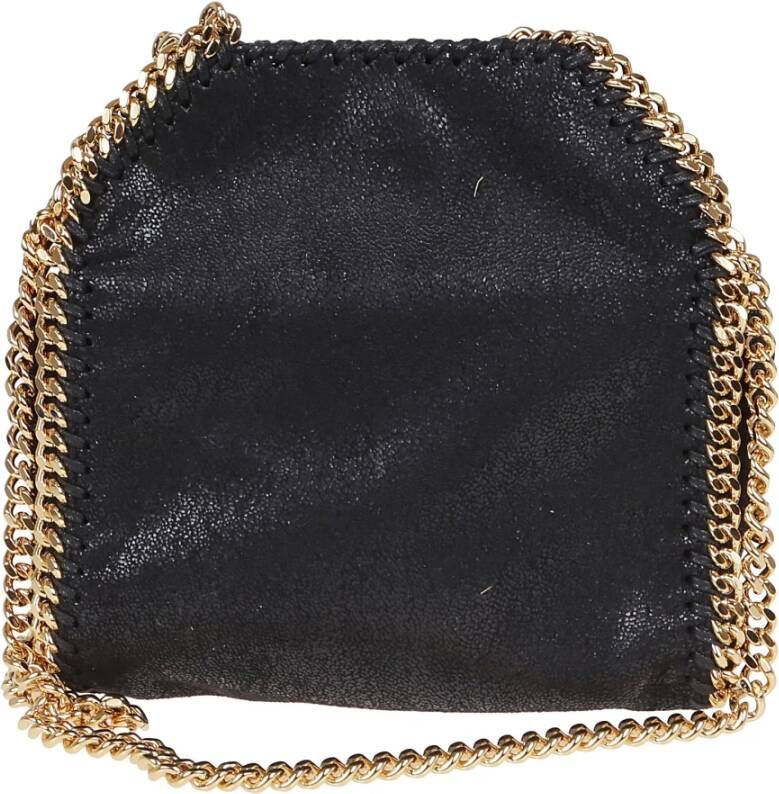 Stella Mccartney Zwarte Tiny Falabella Shaggy De Zwart Dames