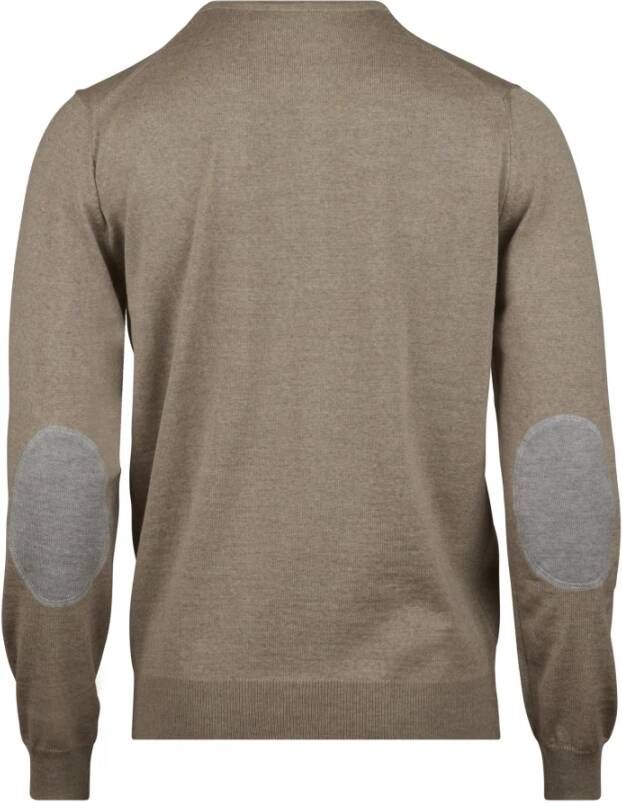 Stenströms Stijlvolle Ronde Hals Gebreide Trui voor Heren Beige Heren