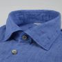 Stenströms Blauw Linnen Getailleerd Overhemd Blue Heren - Thumbnail 2