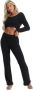 Steve Madden Stijlvolle Boucle Damesbroek Black Dames - Thumbnail 2