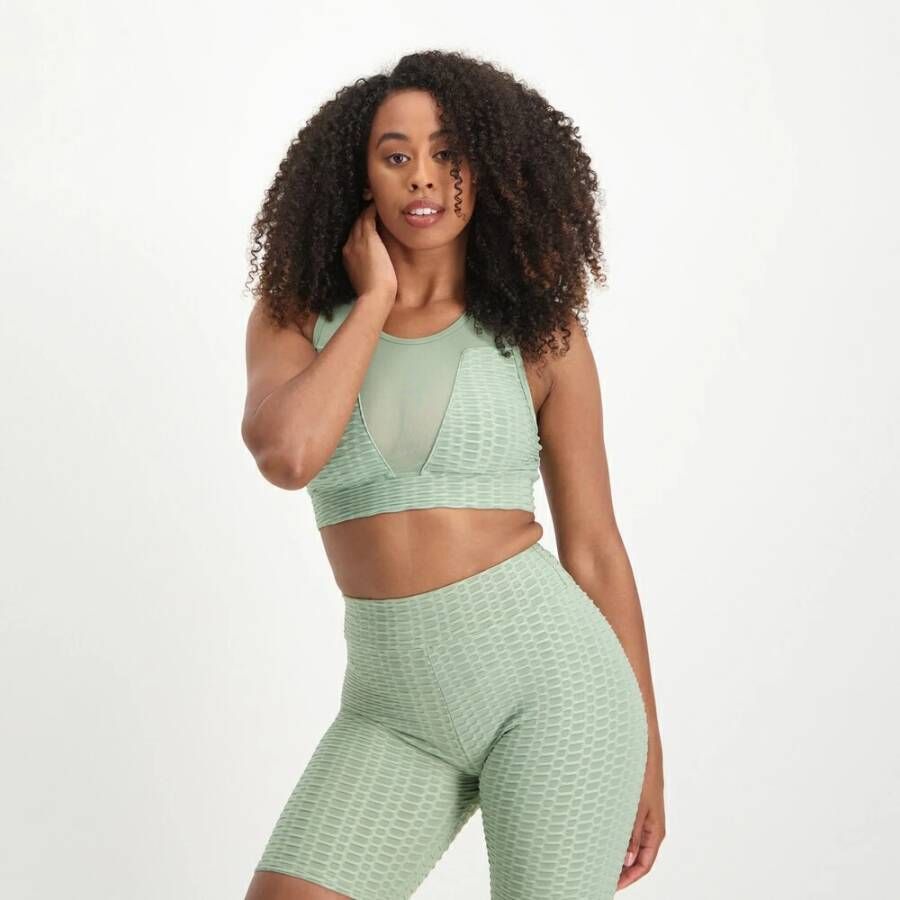 Steve Madden Maximize Dames Gebreid T-shirt Groen Dames