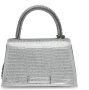 Steve Madden Zilveren Mini Handtas met All Over Rhinestones voor Dames Grijs Dames - Thumbnail 2