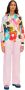 Stine Goya Vianna Bloemenblouse Multikleur Tie-Dye Stijl Meerkleurig Dames - Thumbnail 2