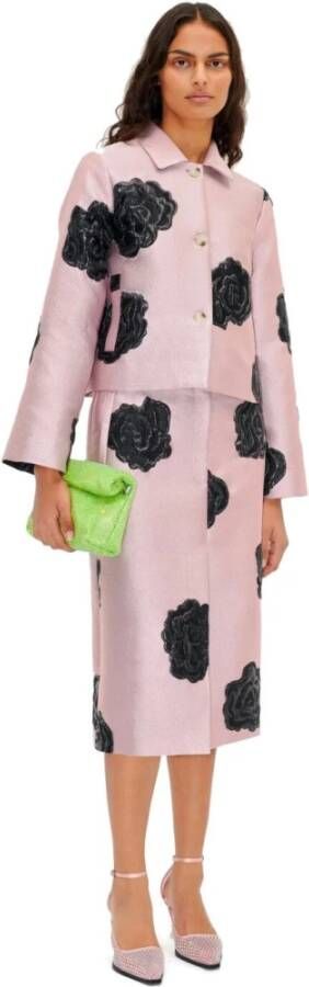 Stine Goya Kiana Geborduurde Jas Roze Dames