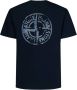 Stone Island Blauw T-shirt met kompaslogo Blauw Heren - Thumbnail 2