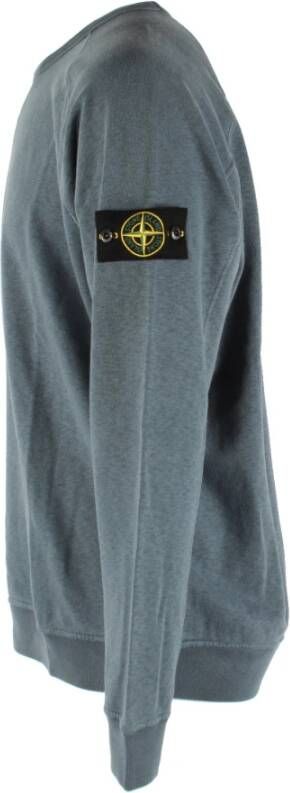 Stone Island Blauwe Katoenen Trui voor Heren Blue Heren