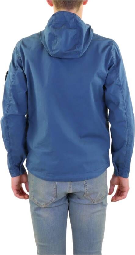 Stone Island Heren Licht Jack Blauw Heren
