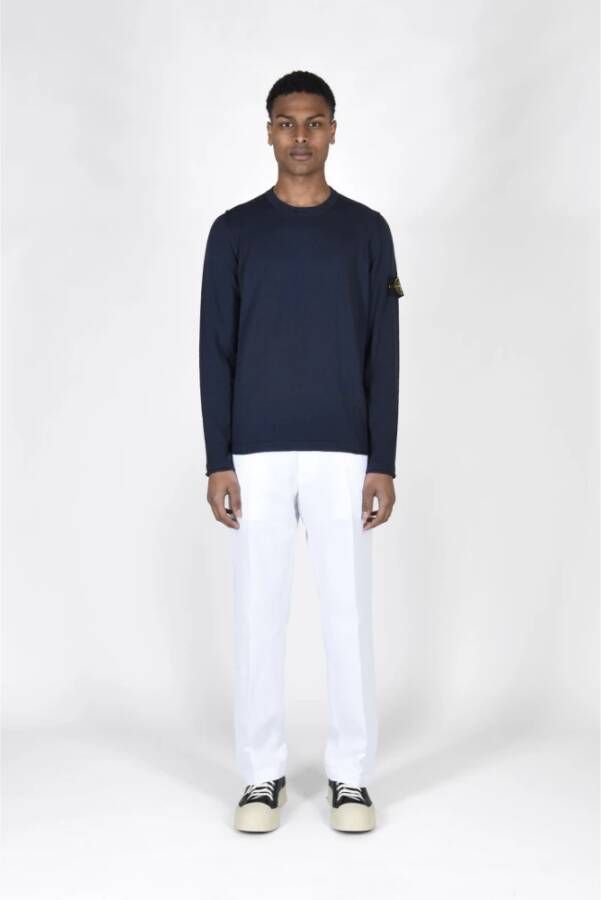 Stone Island Knitwear Blauw Heren