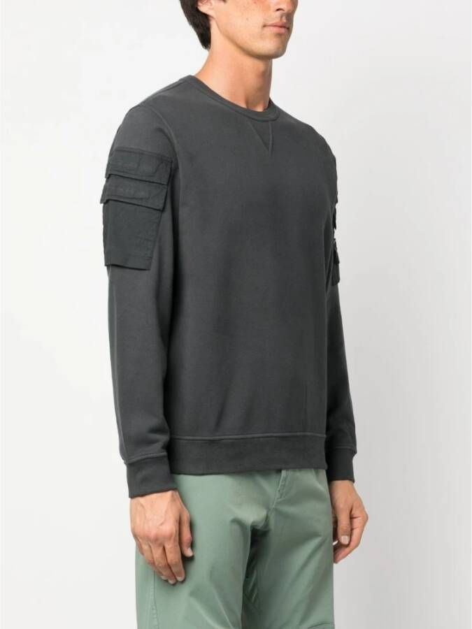 Stone Island Stijlvolle Sweaters met Felpa Grijs Heren