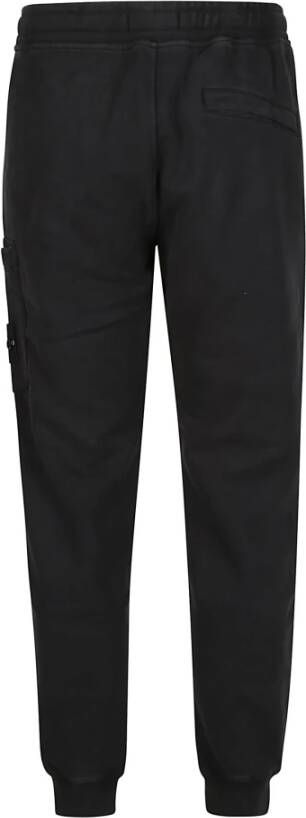 Stone Island Upgrade je casual garderobe met zwarte track pants Zwart Heren