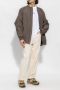 Stone Island Wit Katoenen T-shirt Ronde Hals Korte Mouwen White Heren - Thumbnail 2