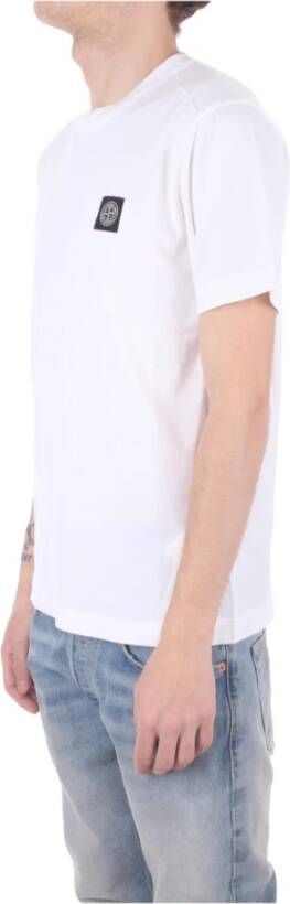 Stone Island T-Shirts Wit Heren