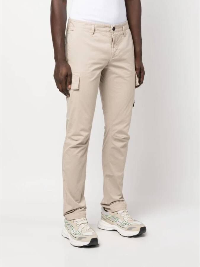 Stone Island Trousers Beige Heren
