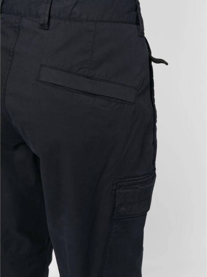 Stone Island Trousers Zwart Heren