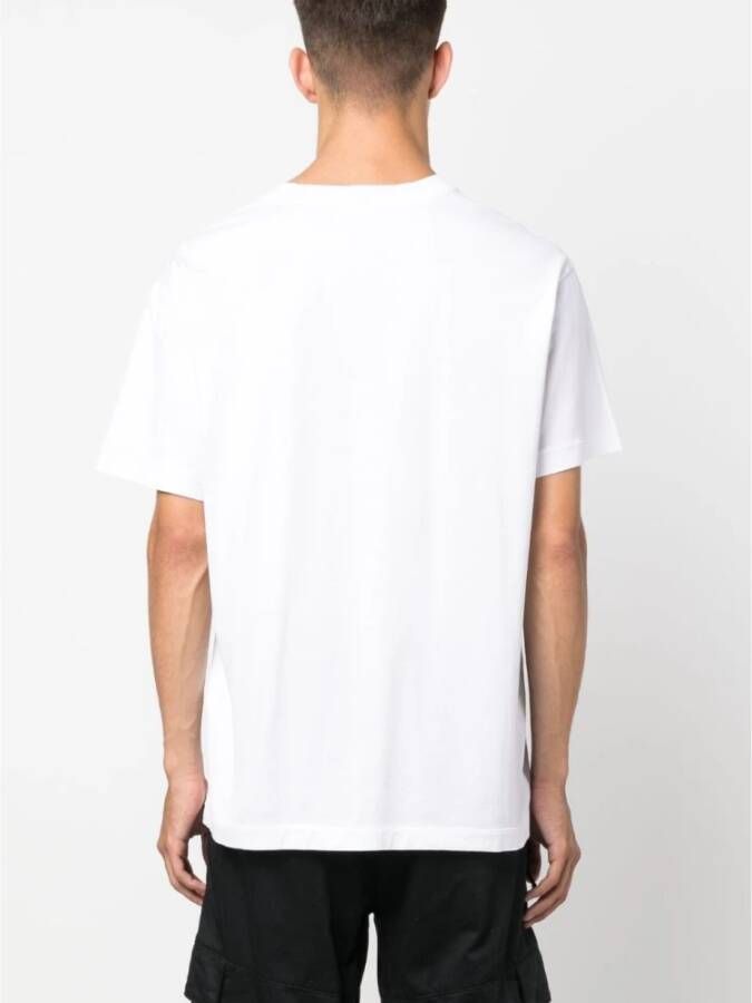 Stone Island Witte T-shirts en Polos Wit Heren