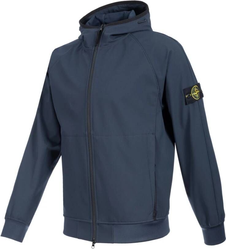 Stone Island Zip-throughs Blauw Heren