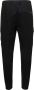 Stone Island Zwarte Tapered Sweatpants met Trekkoord in de Taille Black Heren - Thumbnail 3
