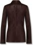 Studio AR by Arma Leren Blouse (Maat 36) Bruin Dames - Thumbnail 2