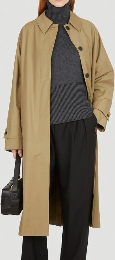 Studio Nicholson Everyday Mac Coat Beige Dames