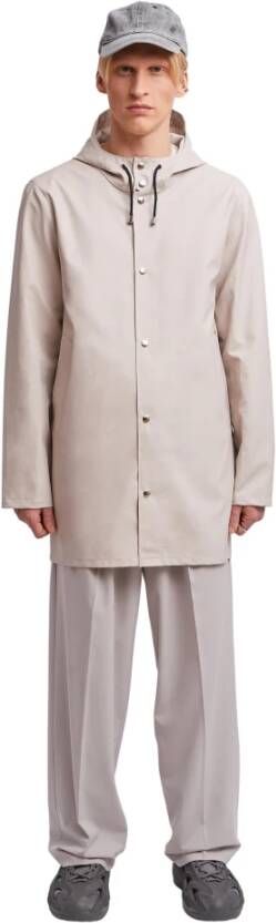 Stutterheim Ultra-Lichte Waterdichte Regenjas Beige Unisex