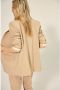 Summum Woman Bruine Melange Damesblazer Brown Dames - Thumbnail 3