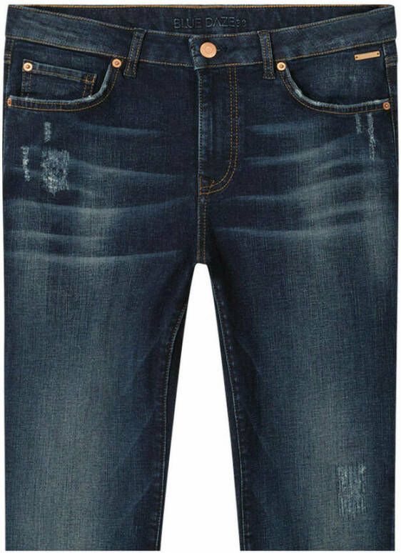 Summum Woman Tapered Jeans Blauw Dames